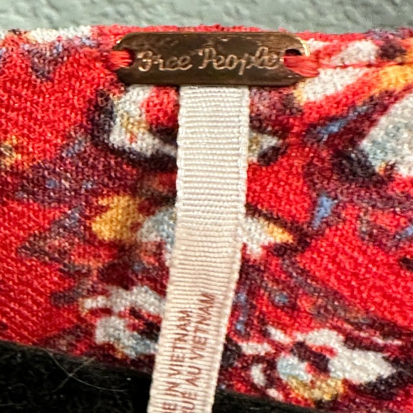 Free People Say Hello Floral Short Dress- size Large - Picture 3 of 7